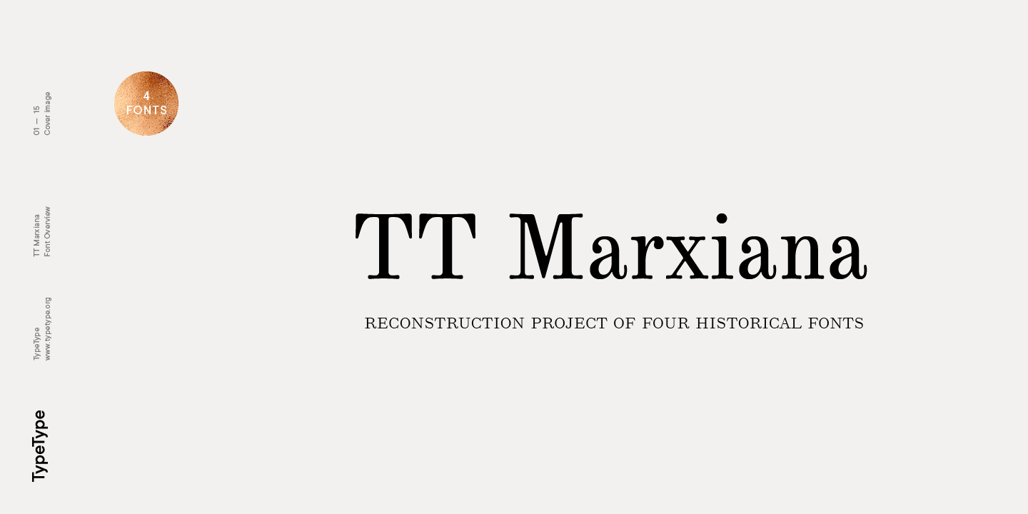 TT Marxiana Font preview